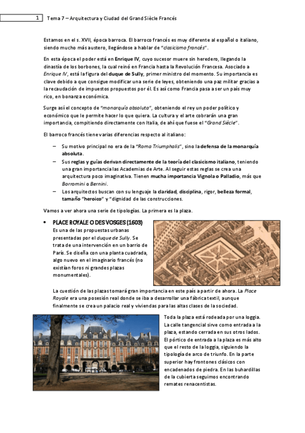 Miniatura del documento Tema 7 - Arquitectura y Ciudad del Grand Siècle Francés.pdf