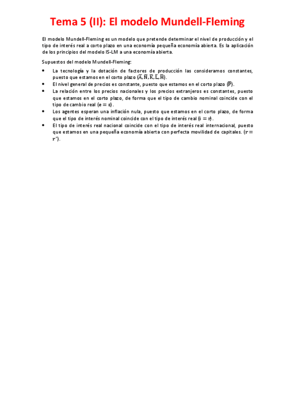 Miniatura del documento Tema 5 (II) - El modelo Mundell-Fleming.pdf