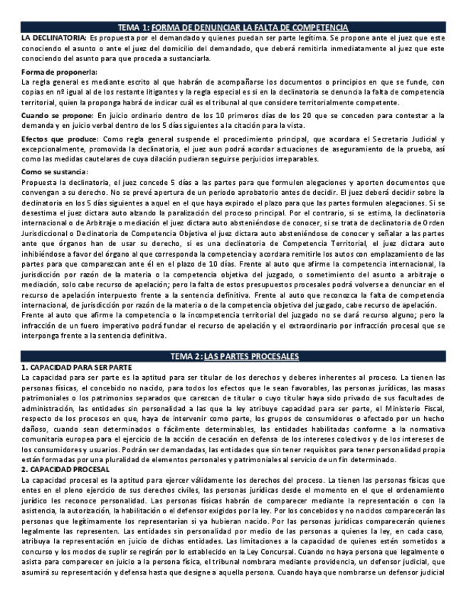 Miniatura del documento PRCESAL CIVIL TEMAS 1-11.pdf