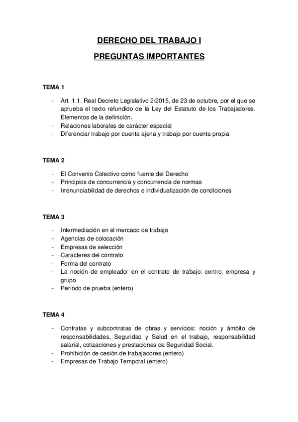 Miniatura del documento PREGUNTAS IMP. VIRTUAL DERECHO DEL TRABAJO I.docx