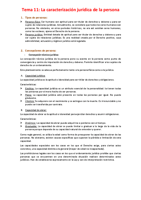 Miniatura del documento Tema 11 - La caracterización jurídica de la persona.pdf