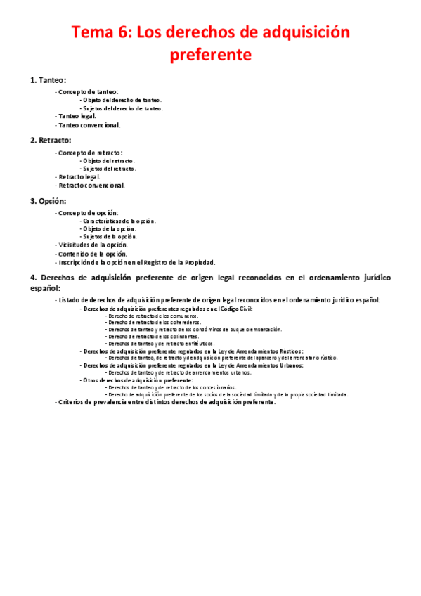 Miniatura del documento Tema 6 - Los derechos de adquisición preferente.pdf