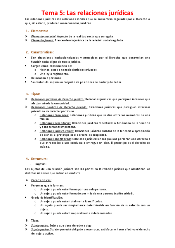Miniatura del documento Tema 5 - Las relaciones jurídicas.pdf