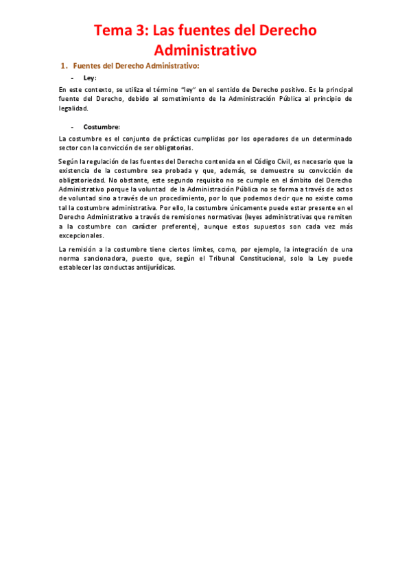 Miniatura del documento Tema 3 - Las fuentes del Derecho Administrativo.pdf