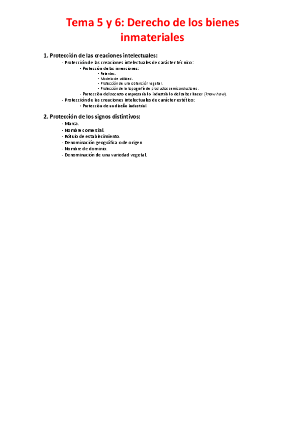 Miniatura del documento Tema 5 y 6 - Derecho de los bienes inmateriales.pdf