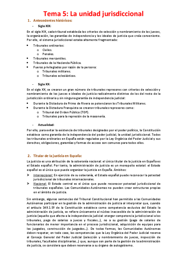 Miniatura del documento Tema 5 - La unidad jurisdiccional.pdf