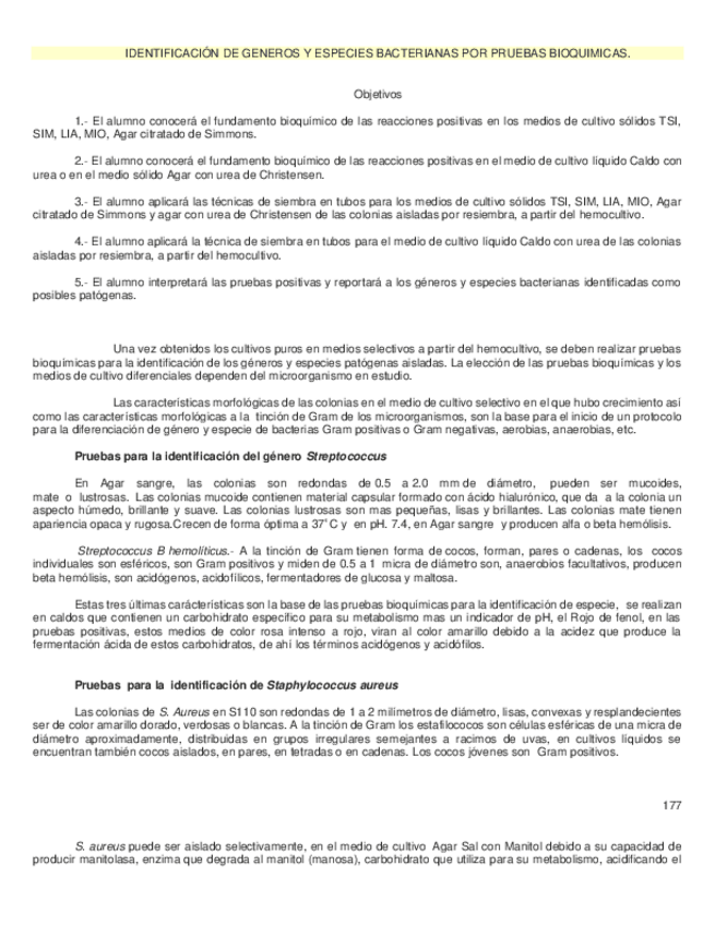 Miniatura del documento IDENTIFICACIÓN DE GENEROS Y ESPECIES BACTERIANAS POR PRUEBAS BIOQUIMICAS.pdf