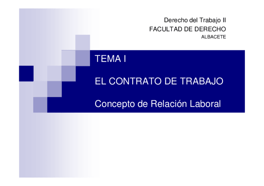 Miniatura del documento Tema I -1 Concepto Relación Laboral.pdf