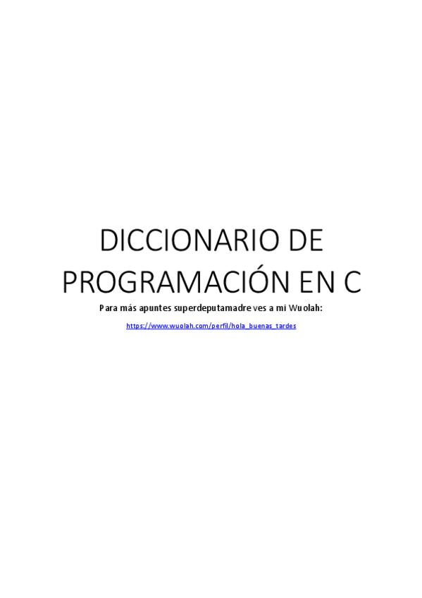 Miniatura del documento Diccionario de Programación en C.pdf