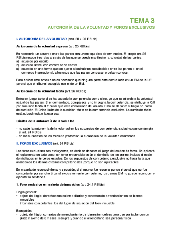 Miniatura del documento Tema 3 - Autonomía de la voluntad y foros exclusivos.pdf