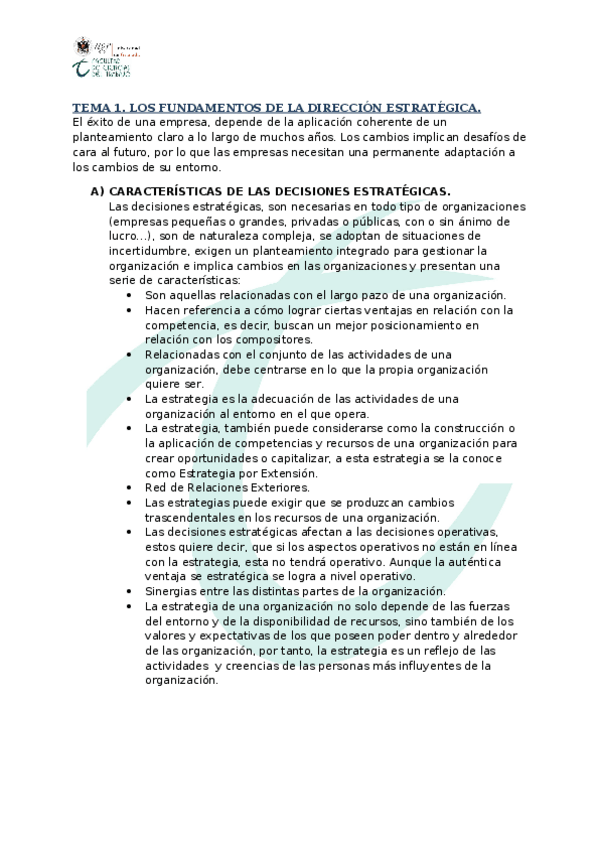 Miniatura del documento DIRECCIÓN ESTRATÉGICA DE LA EMPRESA.docx