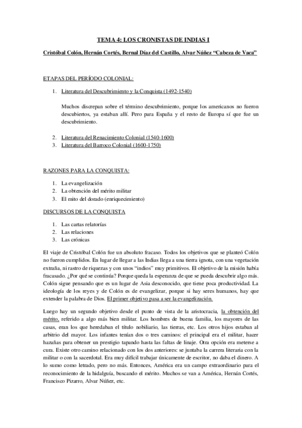 Miniatura del documento TEMA 4 CRONISTA DE INDIAS I.docx