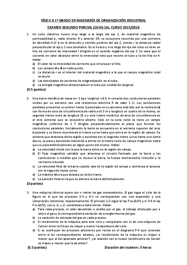 Miniatura del documento EXAMEN SEGUNDO PARCIAL FÍSICA II GIOI 10-06-16 RESUELTO.pdf