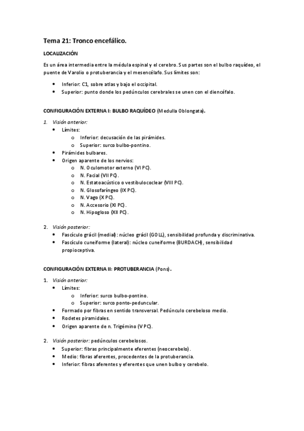 Miniatura del documento Tema 21- tronco encefálico.pdf