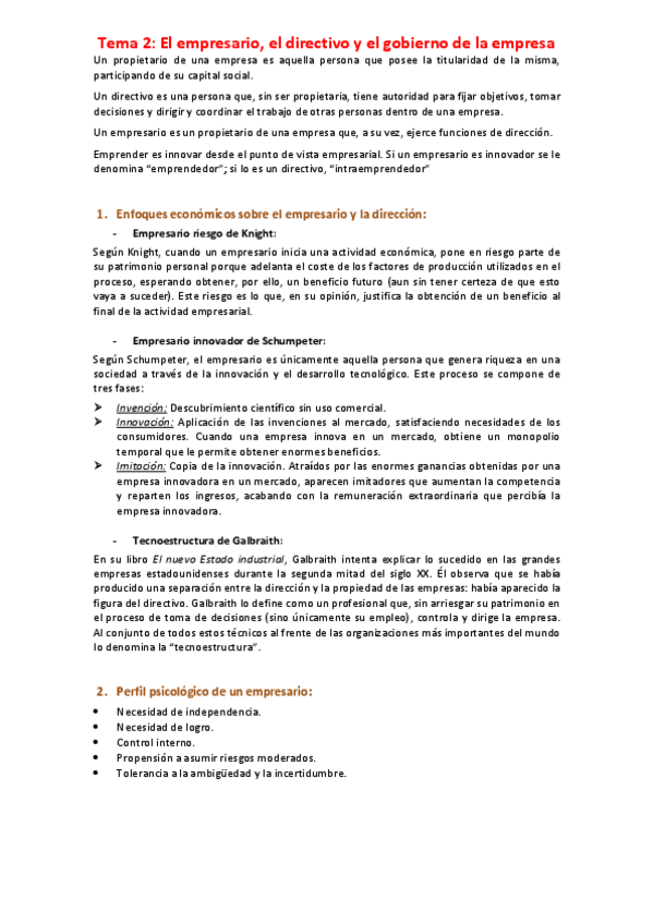 Miniatura del documento Tema 2 - El empresario- el directivo y el gobierno de la empresa.pdf