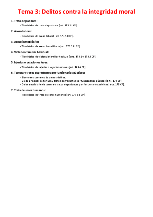 Miniatura del documento Tema 3 - Delitos contra la integridad moral.pdf