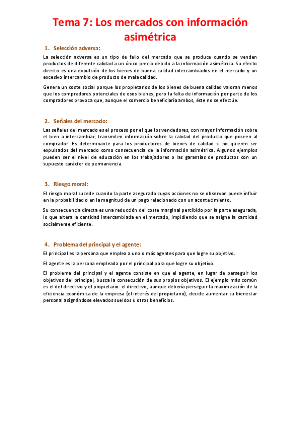 Miniatura del documento Tema 7 - Los mercados con información asimétrica.pdf