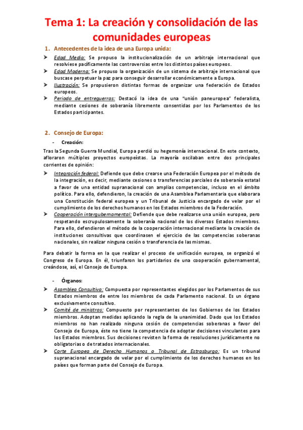 Miniatura del documento Tema 1 - La creación y consolidación de las comunidades europeas.pdf