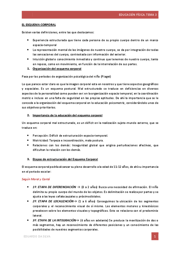 Miniatura del documento Tema 3. Esquema Corporal y Lateralidad.pdf
