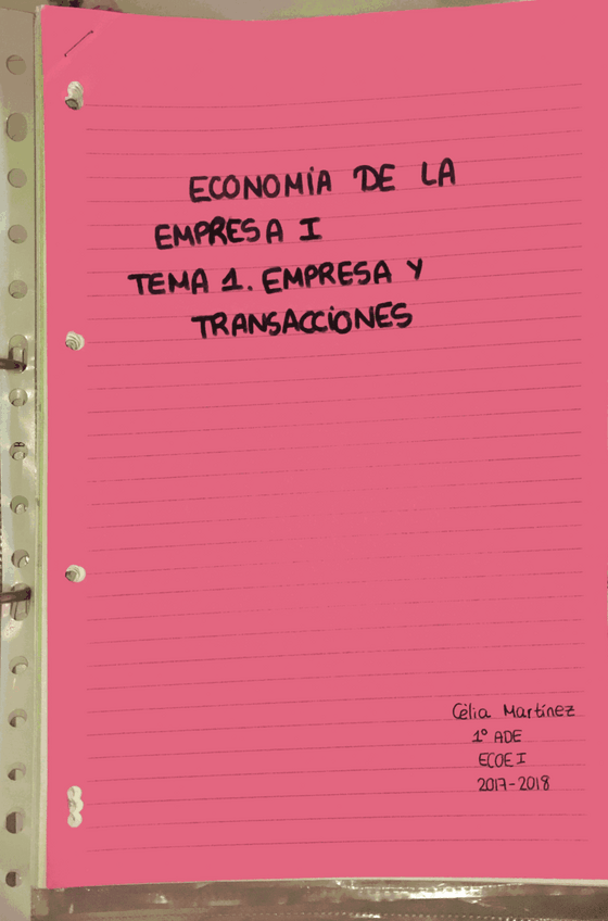 Miniatura del documento ECONOMIA EMPRESA I TEMA 1 empresa y transacciones.pdf