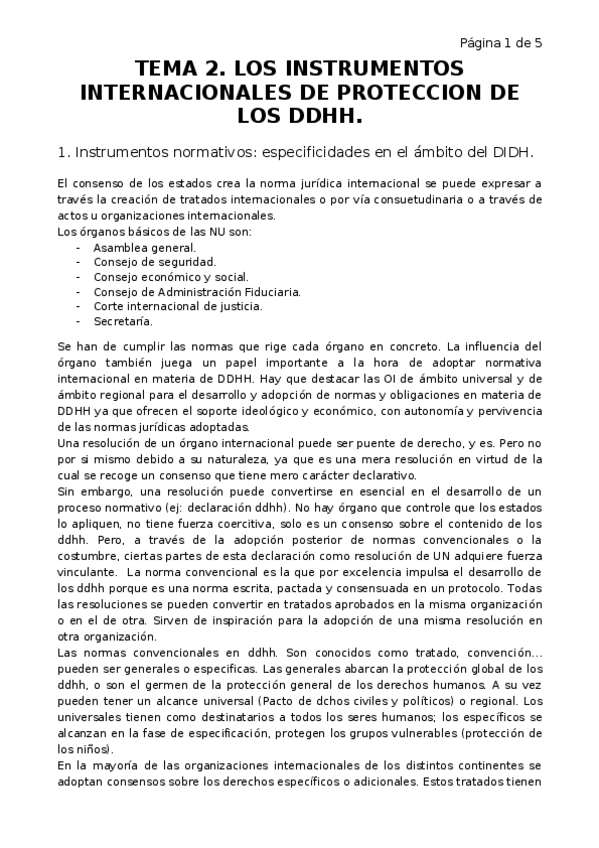 Miniatura del documento TEMA 2. LOS INSTRUMENTOS INTERNACIONALES DE PROTECCIÓN DE LOS DDHH.docx