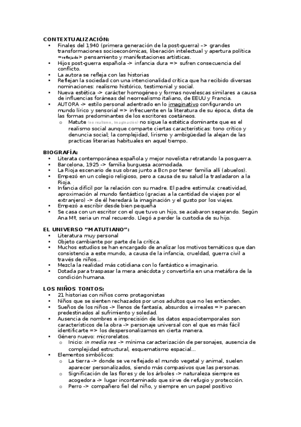 Miniatura del documento Los niños tontos-Ana María Matute.docx