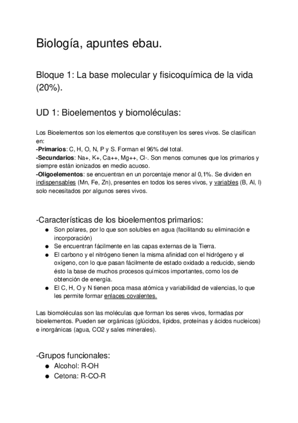 Miniatura del documento Biología apuntes ebau.docx
