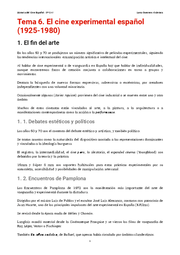 Miniatura del documento Tema 6. El cine experimental español (1925-1980).pdf