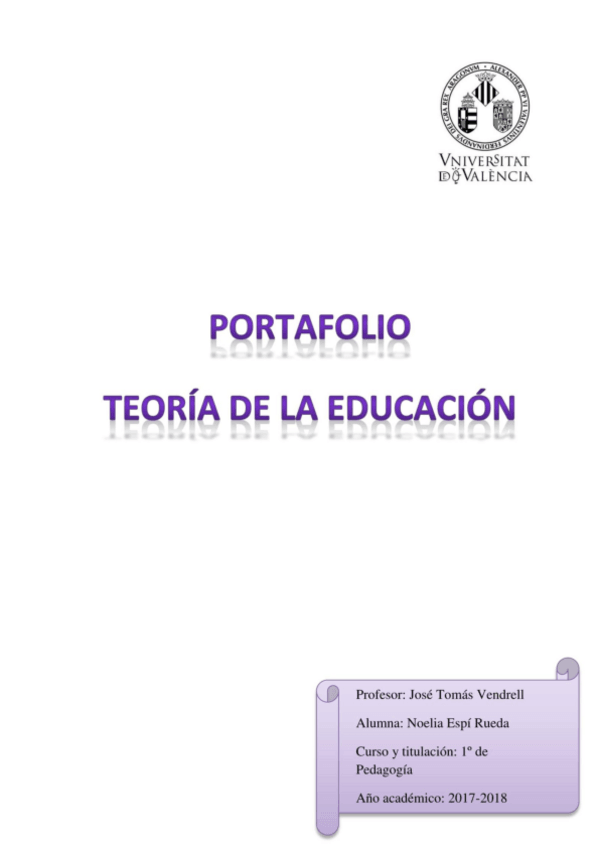 Miniatura del documento PORTAFOLIOS TEORÍA DE LA EDUCACIÓN.pdf