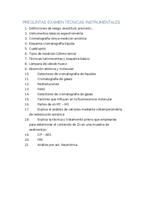 Miniatura del documento PREGUNTAS EXAMEN TÉCNICAS INSTRUMENTALES.docx