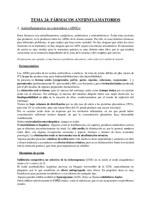 Miniatura del documento Tema 24 - Antiinflamatorios.pdf