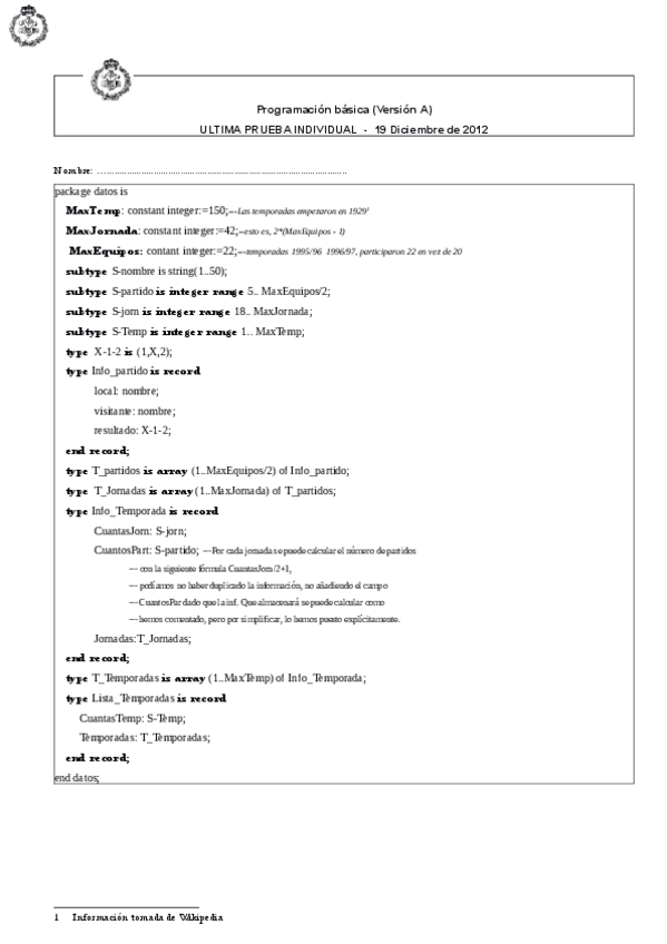 Miniatura del documento Examen 19 Diciembre 2012 - Programacion Basica.pdf