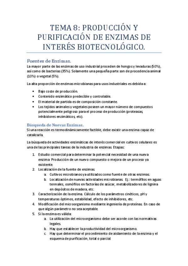 Miniatura del documento Tema 8. Producción y Purificación de Enzimas de Interés Biotecnológico..pdf