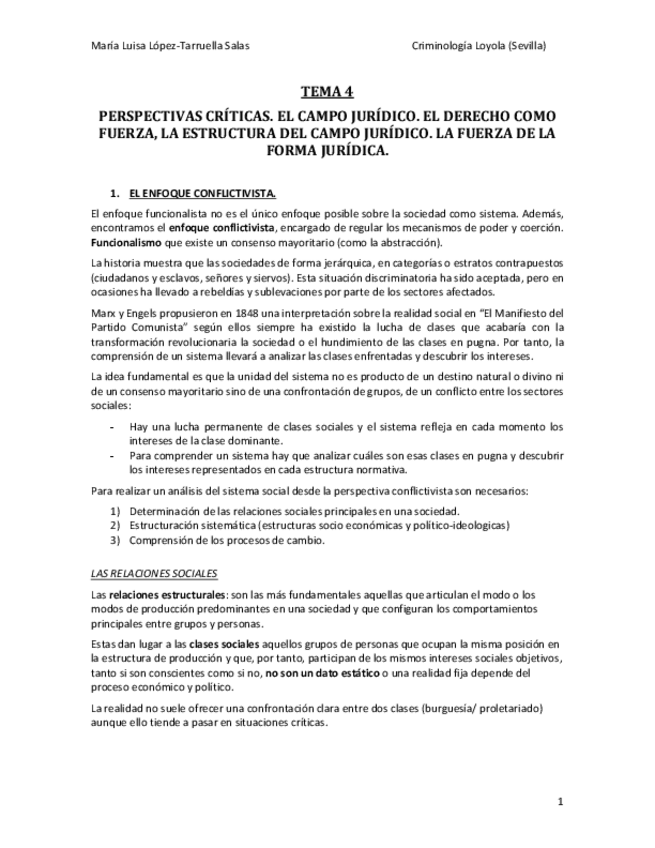 Miniatura del documento Tema 4 - Perspectivas criticas. El campo juridico. El derecho como fuerza- la estructura del campo juridico. La fuerza de la forma juridica.pdf