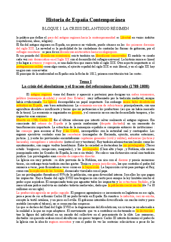 Miniatura del documento España Contemporanea - Completo sintético Albendiz 2019.pdf