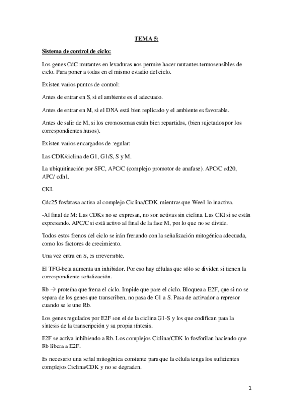 Miniatura del documento biologia celular. Temas 5-6.pdf