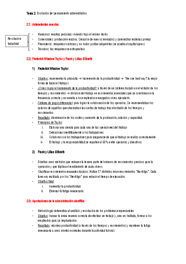 Miniatura del documento Tema 2. Evolución del pensamiento administrativo.pdf