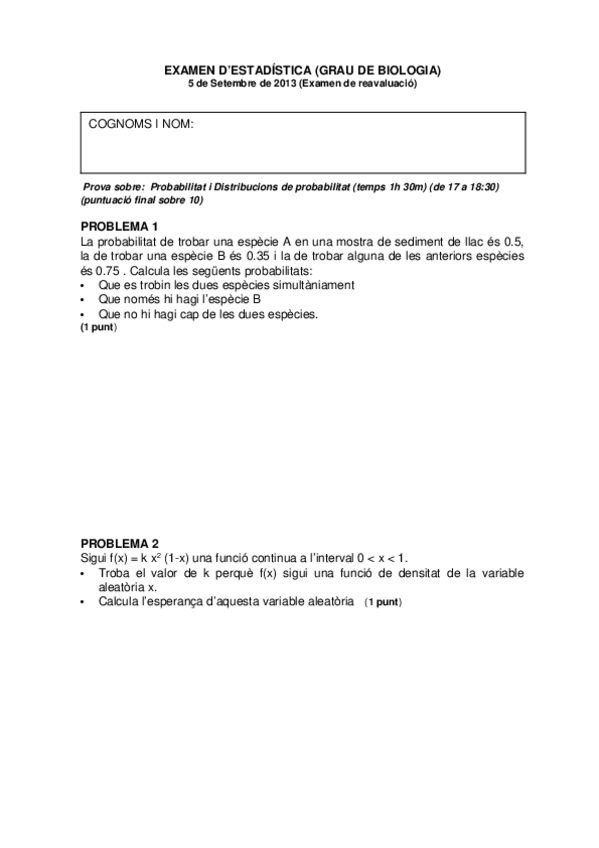 Miniatura del documento Examen-setembre-2014-Estadistica.doc
