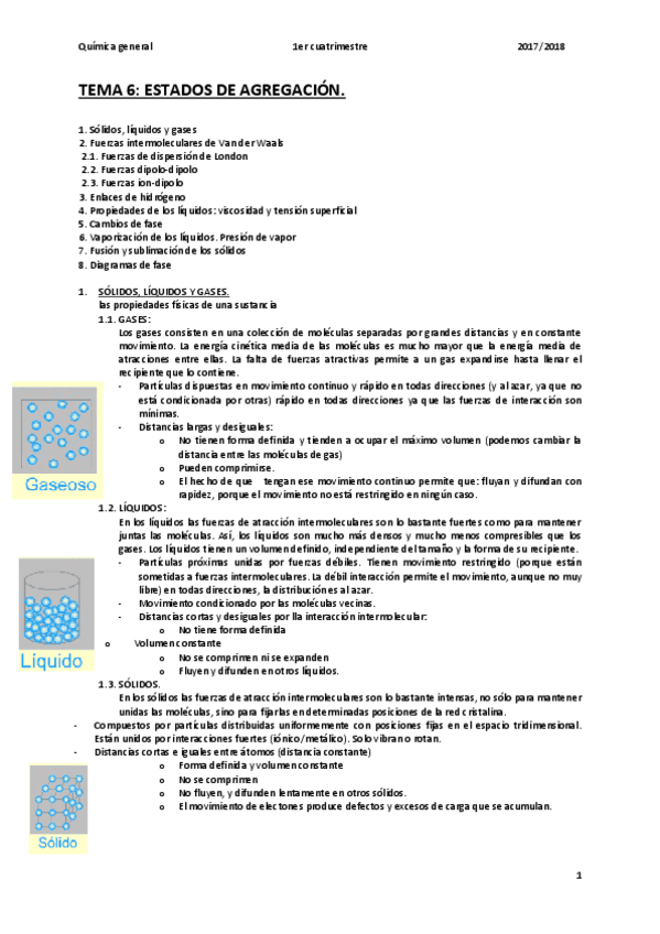 Miniatura del documento TEMA 6: ESTADOS DE  AGREGACIÓN