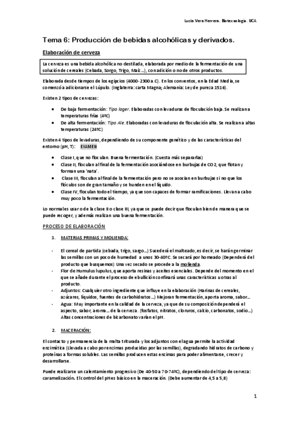 Miniatura del documento Tema 6. Producción de bebidas alcoholicas y derivados..pdf