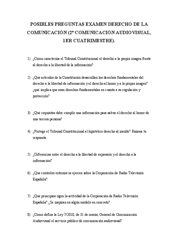 Miniatura del documento POSIBLES-PREGUNTAS-EXAMEN-DERECHO-DE-LA-COMUNICACIOIN-SOLO-PREGUNTAS-1.pdf