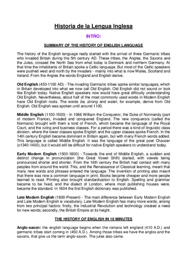 Miniatura del documento Historia de la Lengua Inglesa.pdf.pdf