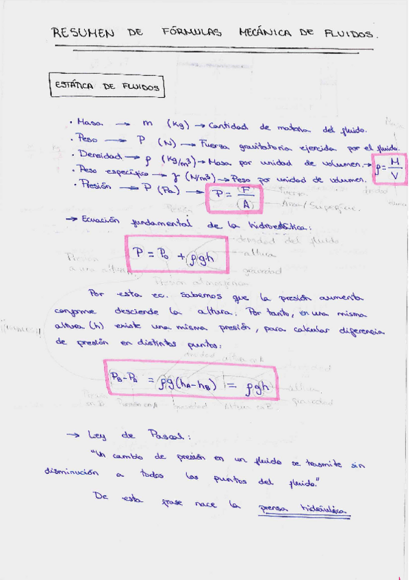 Miniatura del documento FÍSICA Resumen fórmulas Mecánica Fluidos.pdf