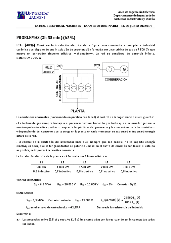 Miniatura del documento Examen Electrical machines 2014-06-16.pdf