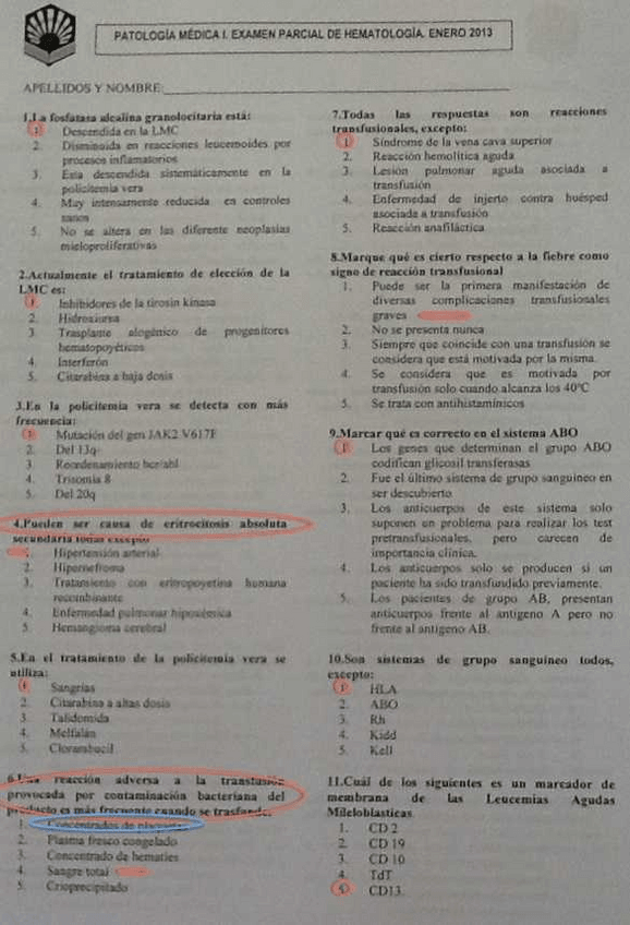 Miniatura del documento Examen HEMATO Parcial 2013(fotos).pdf