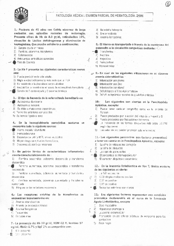 Miniatura del documento Examen parcial HEMATO 2006(fotos).pdf