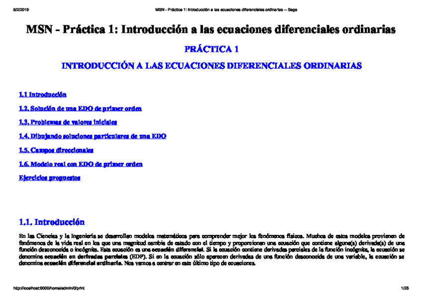 Miniatura del documento Práctica 1 resuelta - Introducción a las ecuaciones diferenciales ordinarias.pdf