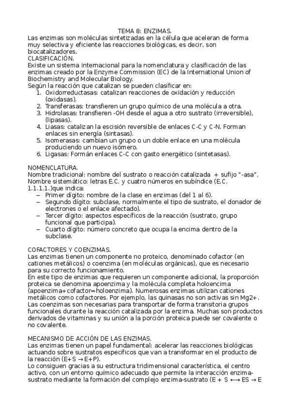 Miniatura del documento Tema-8-Enzimas.odt
