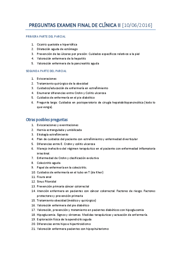 Miniatura del documento Examen FINAL (Junio) Clínica II 2016 + Otras posibles preguntas.pdf