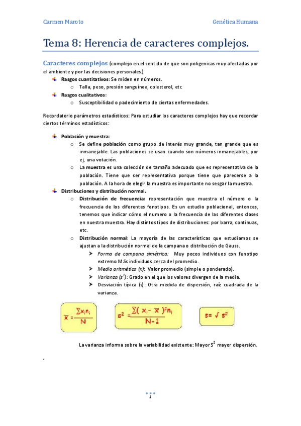 Miniatura del documento Tema 8 - Herencia de caracteres complejos..pdf